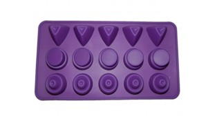 Силіконова форма асорті для цукерок мале. 15 цукерок