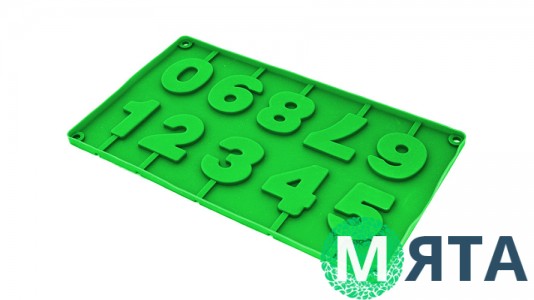 Силіконова форма Цифри на паличці