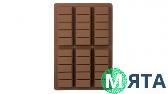 Силіконова форма для Дубайського шоколаду, 6 плиток