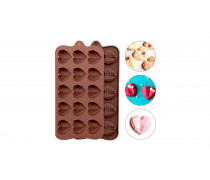 Силіконова форма для цукерок Гранені Серця