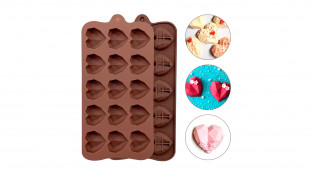 Силіконова форма для цукерок Гранені Серця