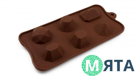 Силіконова форма для льоду та цукерок Дорогоцінне каміння