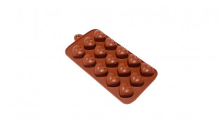 Силіконова форма цукерок Серця з крапелькою