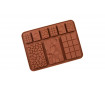 Силіконова форма Шоколадки №1, 9 шт
