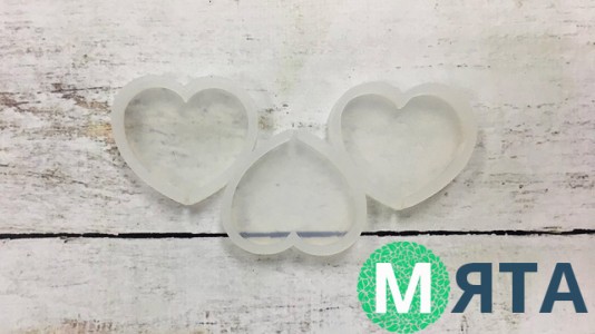 Силіконовий молд для льодяників Серця