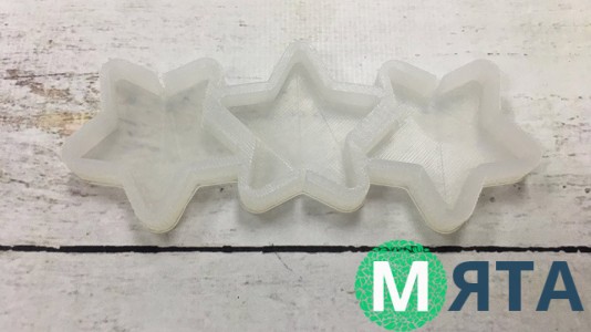 Силіконовий молд для льодяників Зірки