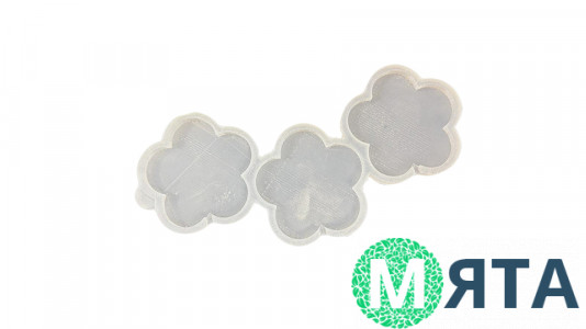 Силіконовий молд для льодяників Квіти, 3шт