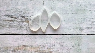 Силіконовий молд для льодяників Листочки