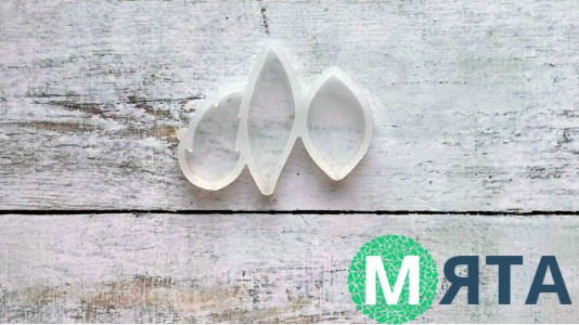 Силіконовий молд для льодяників Листочки