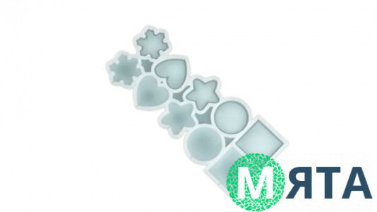 Силіконовий молд для льодяників Брязкальця асорті