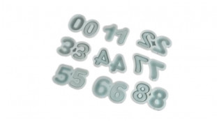 Силіконовий молд для льодяників Брязкальця Цифри