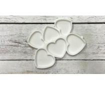 Силіконовий молд для льодяників Серця, 6 шт