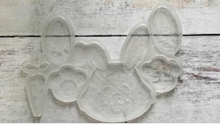 Силіконовий молд Зайчик з морквою