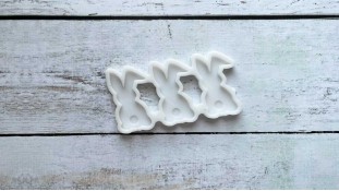 Силіконовий молд Зайчики №1