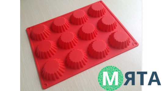 Силіконова форма для випічки Кошички-міні