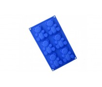 Силіконова форма ведмедика Барні. 6 осередків