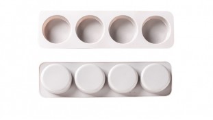 Силіконова форма для євродесертів Кругла, 4 шт