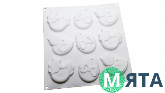 Силіконова форма для євродесертів Великдень
