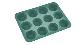 Силіконова форма для кексів, 12 шт
