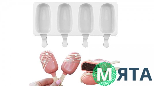 Силіконова форма для морозива Ескімо маленькі