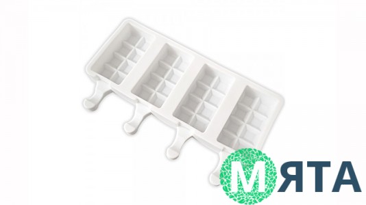 Силіконова форма для морозива Ескімо Плитка