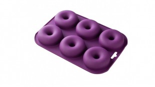 Силіконова форма для пончиків, 6 шт
