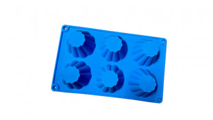 Силіконова форма Кекс класичний, 6 шт