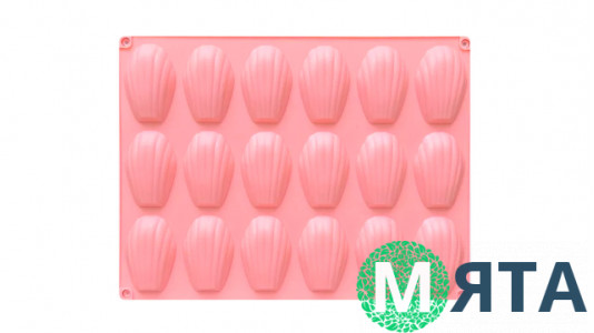 Силіконова форма Мадлен, 18 шт