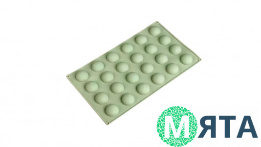 Силіконова форма Напівсфери, 24 шт