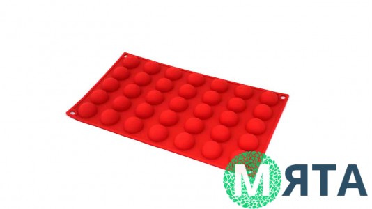 Силіконова форма Напівсфери, 35 шт