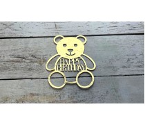 Топер "Happy Birthday" №24, картон