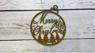 Топпер "Merry Christmas" №1, картон