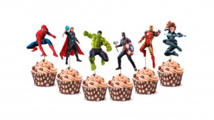 Міні-Топпери Супергерої, картон