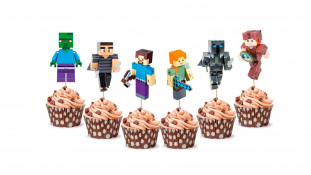 Міні-Топпери Майнкрафт, картон