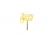 Топпер Happy Birthday №30, полістирол