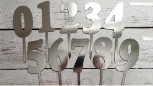 Топпер-цифра №5, картон