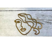 Топпер Дівчина контур, картон