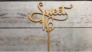 Топпер Sweet 16, дерево