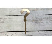 Топпер "Знак Питання", картон