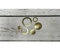 Топпери Кружечки, картон