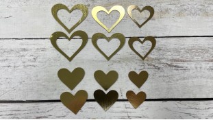 Топери Серця Набір, картон