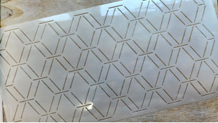 Трафарет Візерунок №6, 29х15 см