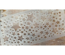 Трафарет Зірки №1, 29х15 см