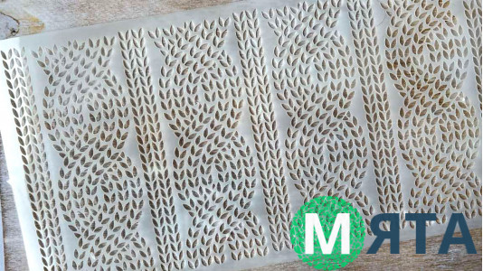 Трафарет В'язка №3, 29х15 см