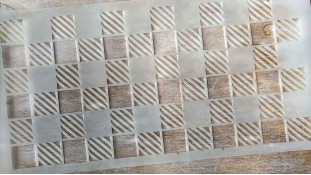 Трафарет Квадрати, 29х15 см