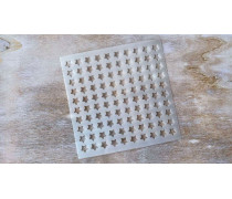 Трафарет для посипання Зірочки №1, 12х12 см