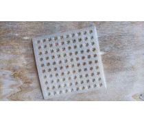 Трафарет для посипання Кленове листя, 12х12 см