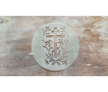 Трафарет Хрестик №1, 12 см