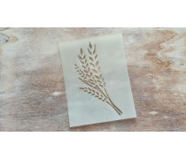 Трафарет Колоски №2, 9,5х12,5 см