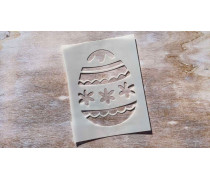 Трафарет Яйце №4, 9,5х12,5 см